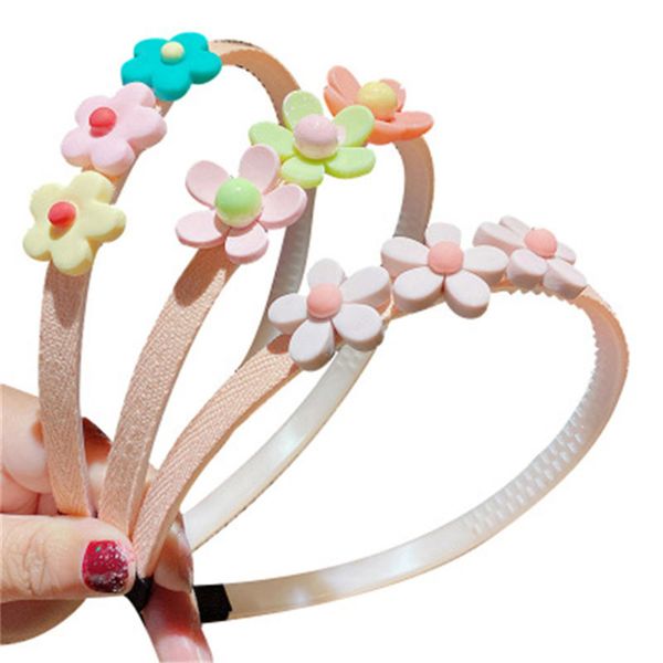 

baby flower headband girls princess headband garland girl flower wreath hair band pgraphed ps children hair accessories, Slivery;white