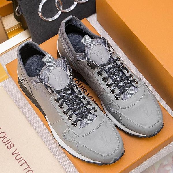 

luxury men shoes fashion with original box sports shoes breathable casual outdoors athletic chaussures pour hommes run away sneaker low top
