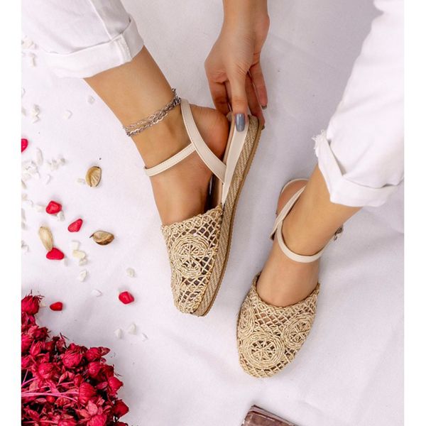 

sandals nyal rose braided, Black