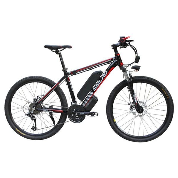 

c6 nice price fast speed 26 inch electric bike mountain+bicycle motor 350w ebike, Silver;blue