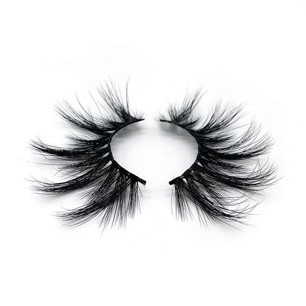 

e series multi-layer 25mm mink lashes long and thick color lash extension bright eyes false eyelashes eyelash box skin friendly wholesale