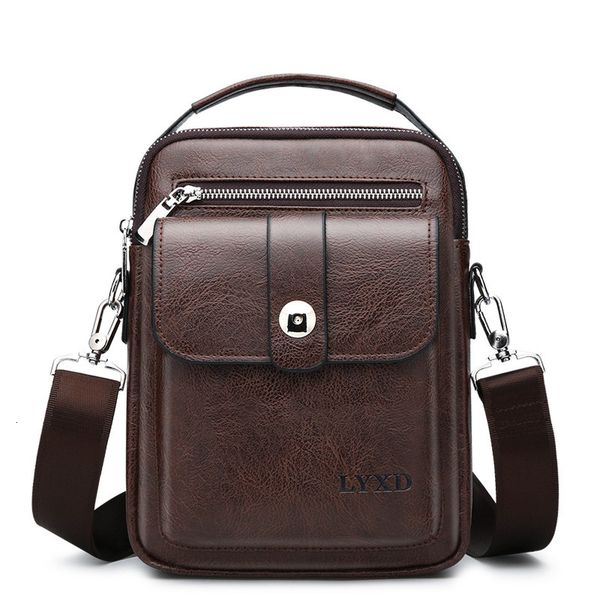 

style mens pu business travel messenger bag a variety of styles solid vintage color simple and versatile shoulder bag sale