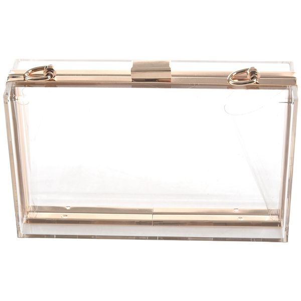 

женщины cute clear acrylic box сцепление crossbody кошелек вечерняя сумка