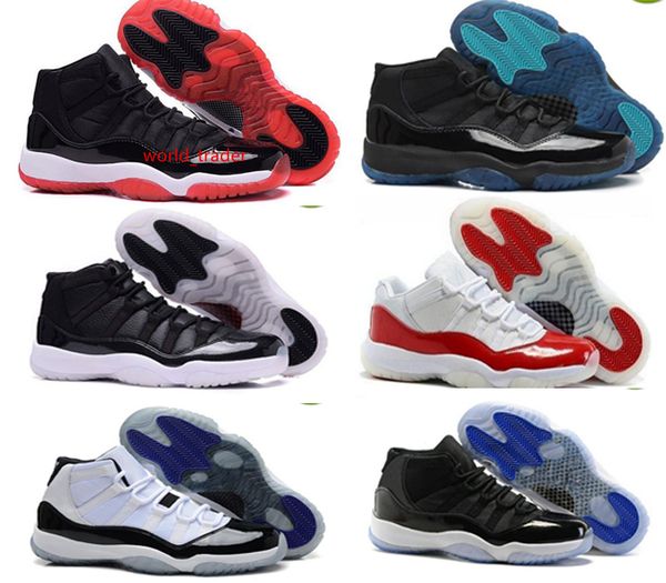 

designer shoes 11 11s space jam bred concord basketball shoes men women 11s gym red midnight navy gamma blue 72-10 sneakers shoes