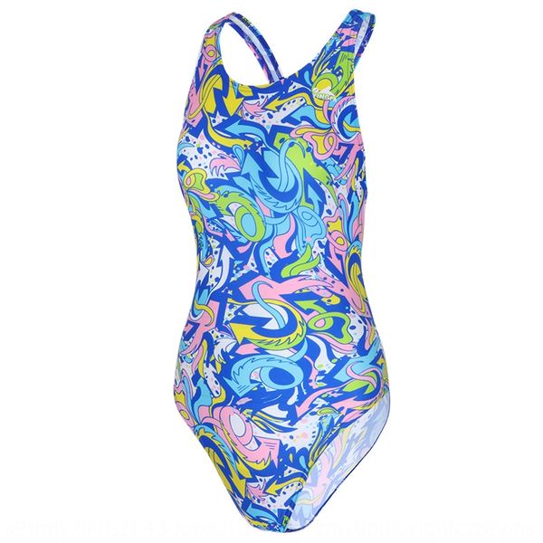 

rb3pd yingfa professional sports swimming swimsuit suit female 656 triangle conjoined belly-covering slimming competitive competition traini, Black