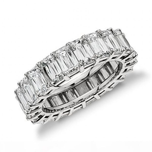 

vecalon 18 стили вечность promise ring diamonds cz 925 серебро заявление обручальное кольцо кольца для женщин мужчин ювелирный подарок, Slivery;golden
