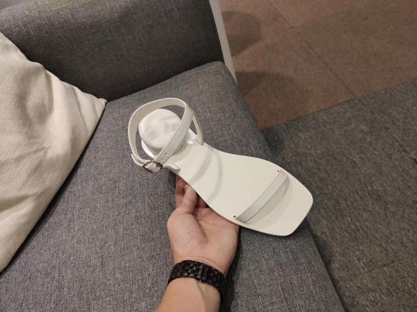 

women's sandals new personalized heel cross strap slipper sole full leather, Black