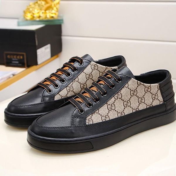 

mens shoes sneakers fashion scarpe da uomo with box men shoes vintage lace -up breathable sneakers luxury design zapatos de hombre fast ship