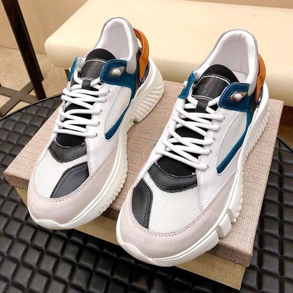 

veloce orange blue mens shoes scarpe da uomo di lusso low lace -up vintage breathable plus size design style men shoes, Black