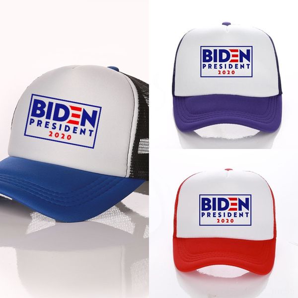

cydmt new joe biden baseball hat 7 styles american election adjustable hats outdoor party embroidery 2020 joe cap letter, Blue;gray