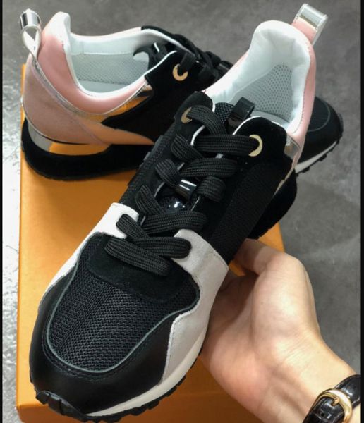 

sale designer sneakers woman man run away casual shoes real mesh sports shoes luxury breathable walking shoes, Black