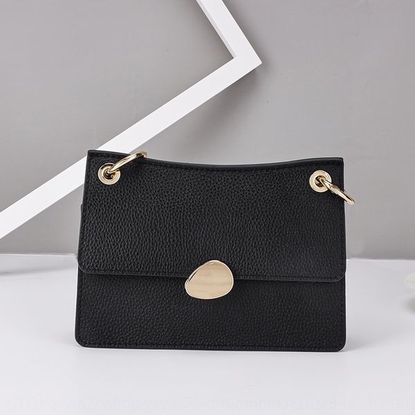 

opxm8 2020 new 2020 new genuine leather armpit women's bag single shoulder diagonal chain french small ck genuine leather women's, White