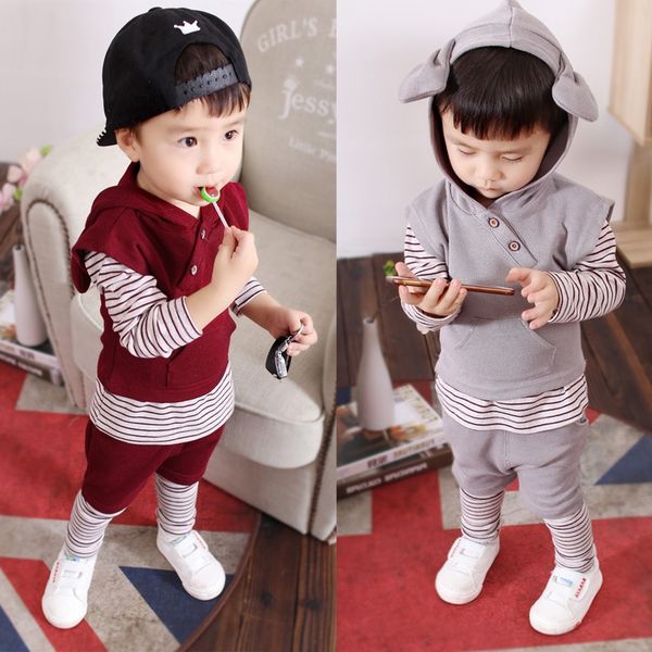 

nh4dl baby boy's suit 2020 new korean style autumn outdoor baby boy autumn long sleeve clothing 1-3 years old trendy 2 children's
