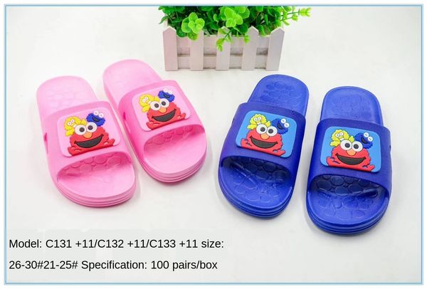 

2020 xibujia new shoes home shoes cartoon children' slippers home bathroom anti-skid soft bottom children' slippers, Black;grey