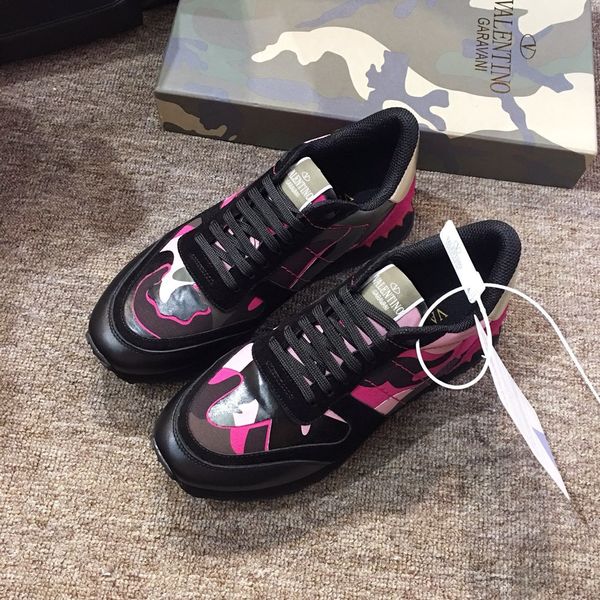 

the new rockrunner camouflage rivet fashion color matching trend well-known brand lace-up casual shoes r design trend no.1,cc