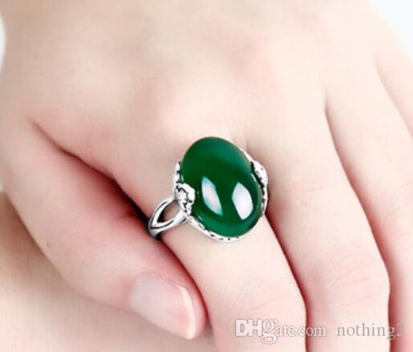 

jewelry 925 sterling silver gemstone ring red classic vintage accessories for women love gift fashion, Golden;silver