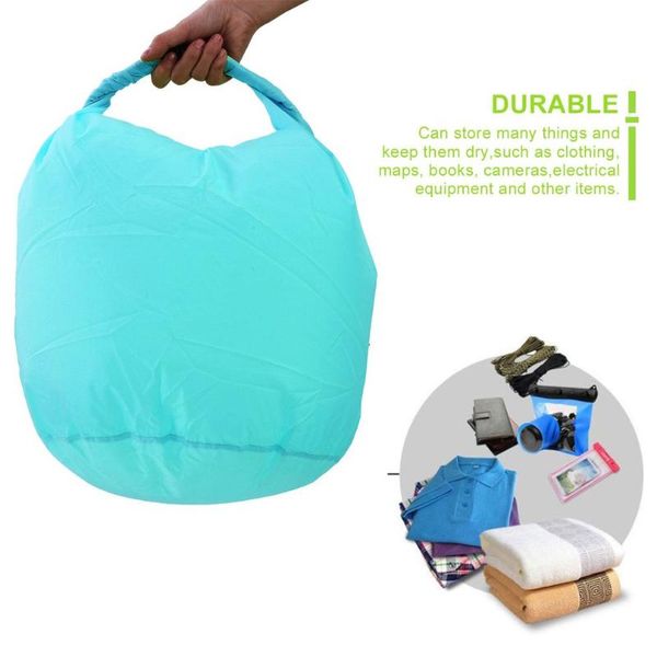 

3 pcs/set portable 8l 40l 70l waterproof dry bag sack storage pouch bag for camping hiking trekking boating use