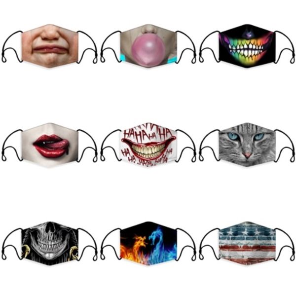 

cycling sport face mask mascherine dual color foldable anti droplets splash dustproof windproof mouth masks 2 2cr e19#906