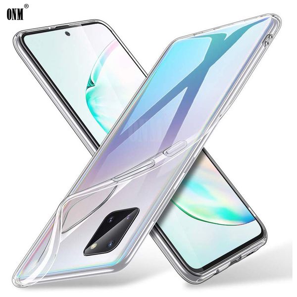 

case for samsung galaxy s10 lite tpu silicon clear fitted bumper soft case for galaxy note 10 lite transparent back cover