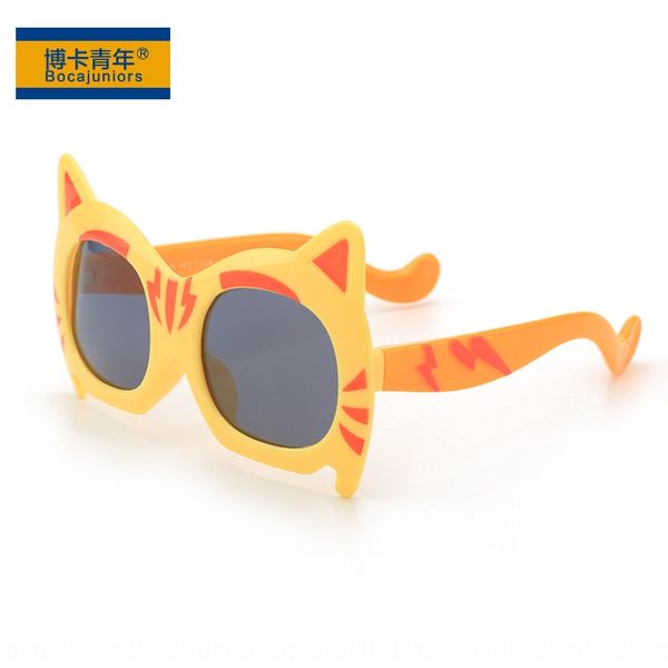 

cartoon kitten-shaped sun cute funny baby eye protection sunglasses sun mirror decorative street ssunglasses ok11012, Blue