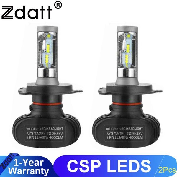 

zdah7 led headlights h1 led lamps h4 h11 fog lights 3 9005 4 9006 bulb 24v 12v automobiles 6000k csp 60w 8000lm