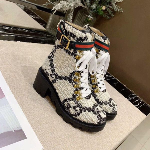 

2020q new high-end martin boots female british wind thick with boots ladies motorcycle straps short boots, original box delivery