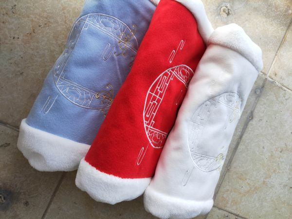 

8893 han cover accessories clothing embroidery clothing accessories embroidery plus velvet winter hand hand hand-copy, Black;red