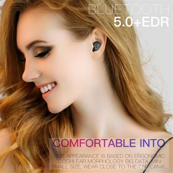 

x18 mini tws earbuds беспроводная связь bluetooth 5.0 наушника 3d stereo hands free шумоподавление гарнитура с микрофоном для зарядки box mj