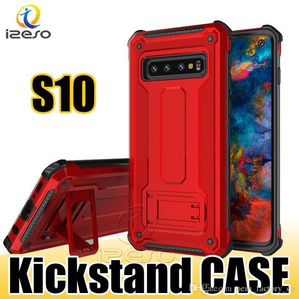 

hybrid armor kickstand phone case for iphone 11 pro max samsung galaxy s20 note 10 s10 plus m10 a70 huawei mate20 moto e5 hwjh oocnhzwhdbvrd