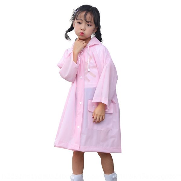 

i4jcq children's environmental protection bag cloak cloak eva raincoat 5-12 years old boys and girls kindergarten pupils thickened ponc, Black