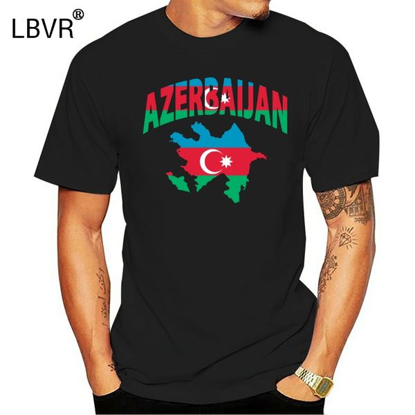 

men tshirt short sleeve azerbaijan flag t shirt one neck women t-shirt, White;black