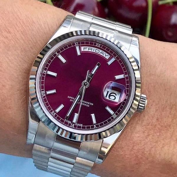 

розовое золото мужчины женева стали roma циферблата luxury automatic day mens дата модельер наручные часы montre, Slivery;brown