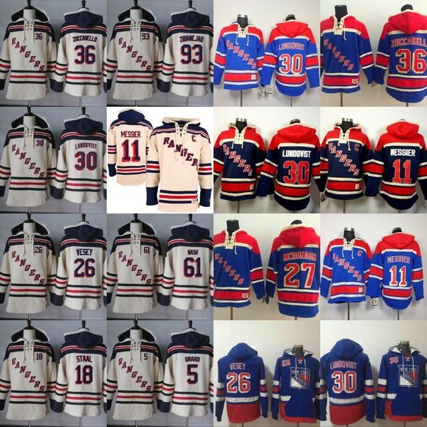 

new york rangers hoodies jersey 11 mark messier 26 jimmy vesey 30 henrik lundqvist 36 mats zuccarello 61 rick nash 93 mika zibanejad jerseys, Black;red