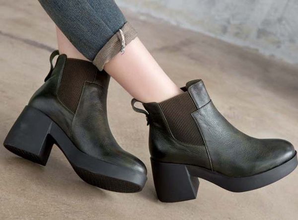 

fashion leather star women shoes woman leather short autumn winter ankle designer fashion brand women boots p155, Black