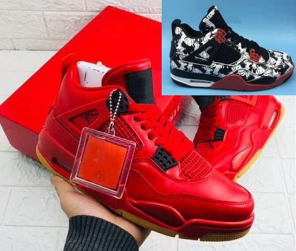 

4 singles day 4 tattoo wholesale basketball shoes bq0897-006 qaulitys men women with box ing