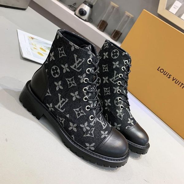 

women fashion boots casual shoes women large size botas de mujer luxury style women shoes fashion type leather bottes femmes with origin box