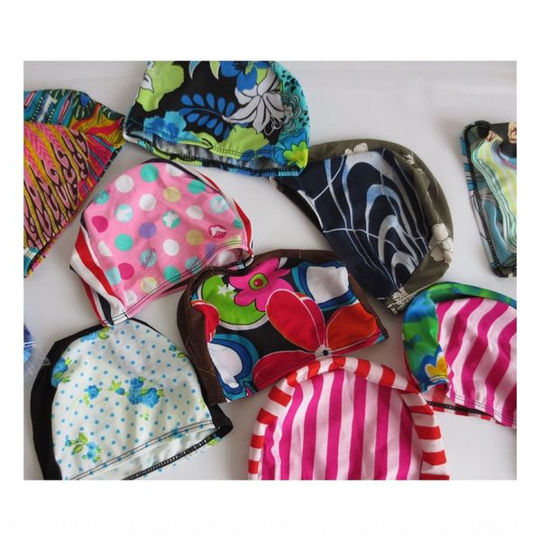 

flower color swimming swimming cap cloth cap