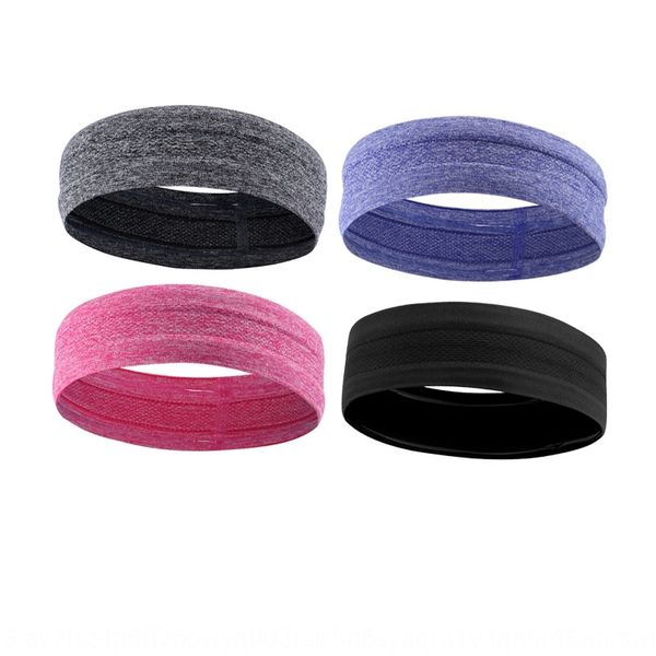 

wnt5k fashion new fitness sports head yoga bandsilicone hair band hair band running non-slip sweat-absorbing belt silicone sweat-guiding sea, Yellow;black