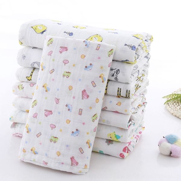 

pure cotton baby double-layer gauze muslin bath bath towel muslim newborn baby swaddling towel cartoon printing class a
