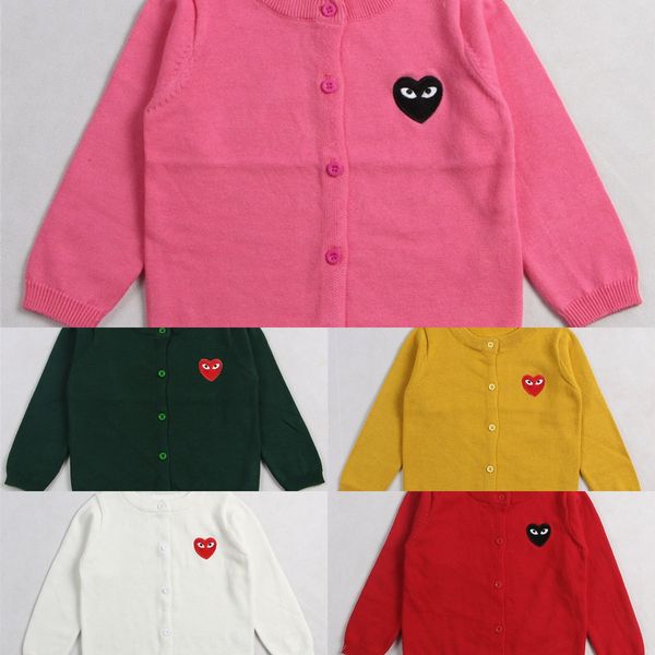 

anfta campure autumn and summer clothing small love children's candy children's clothing embroidered candy cardigan boys and girls, Blue