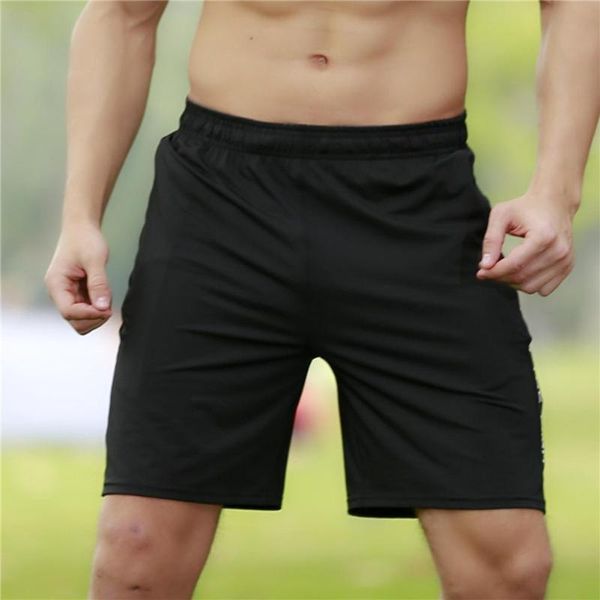

men summer quick dry breathable elastic waist fitness sports workout shorts elastic quick drying breathable male sporty shorts, White;black