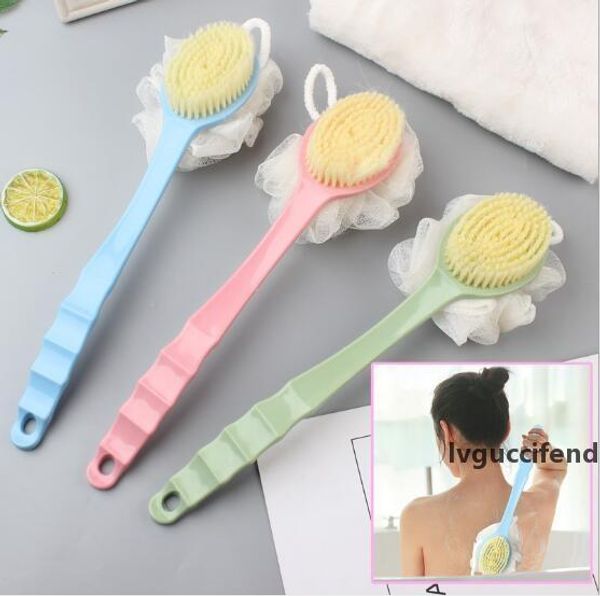 

new 2 in 1 shower brush with shower flower back brush