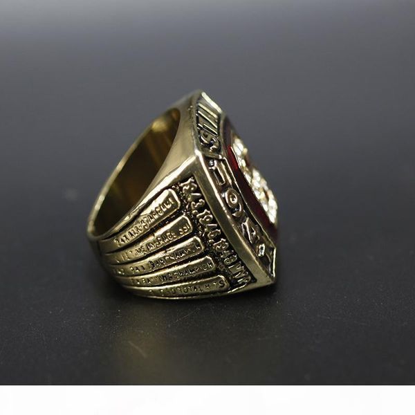 

f hall of fame baseball 1943 1963 #6 stan musial team champions championship ring with wooden box set souvenir fan men gift wholesale 2, Golden;silver