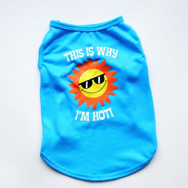

spring/summer pet dog clothes for small dogs cute pet cat vest clothing t-shirt dog shirts cartoon chihuahua pug costumes
