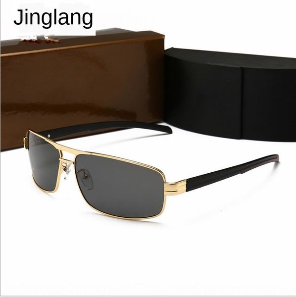 

new driving glasses car 4s shop gift men's driving polarized sun glasses 760, White;black