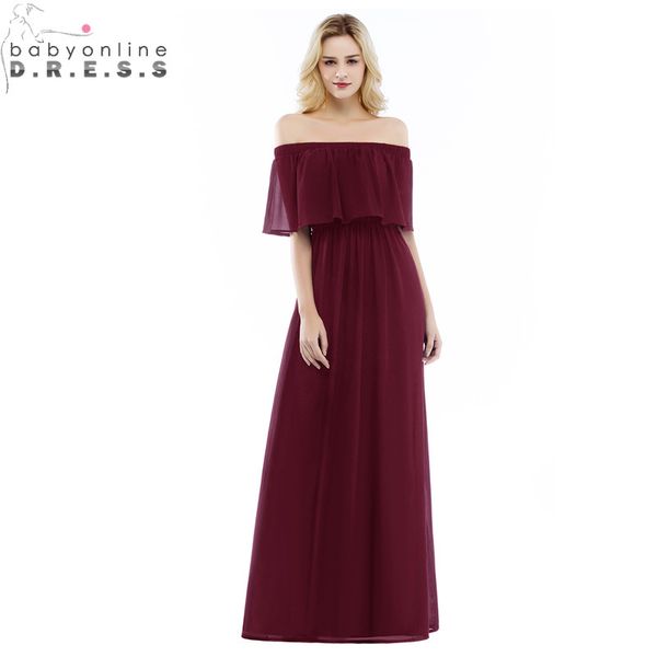 

babyonlindress robe де soiree longue sexy открыть назад burgundy cap sleeve вечернее платье дешевые multicolor шифон вечернее платье cps952, Black;red