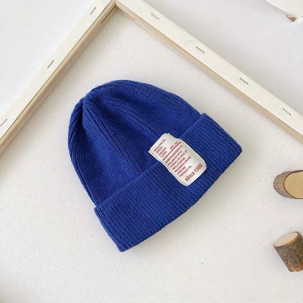 

4ijbz korean style candy color autumn wool children's hat scarf two-piece warm cap cap pullover capset male and female baby warm ear pr, Red;brown