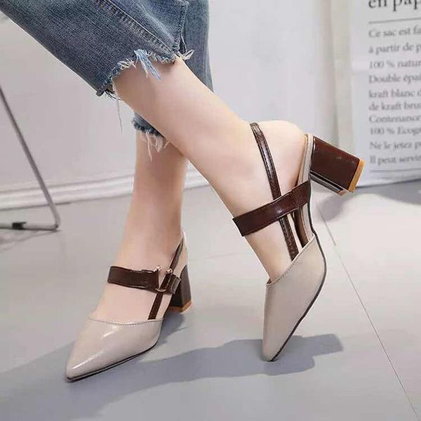 

2020 luxury magic stick white black cowskin real leather platform designer sandals women fashion shoes size 35-41 tradingbear 11p501