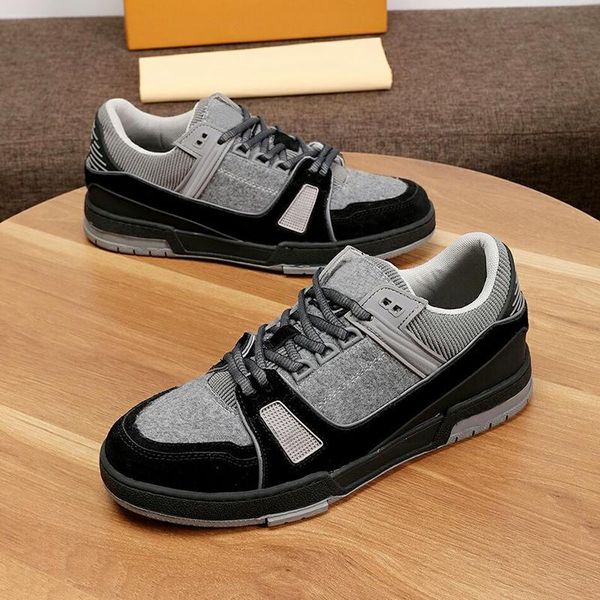 

lightweight trainer sneaker mens shoes herren luxus marken schuhe chunky sneakers comfortable fashion vintage low casual men shoes, Black
