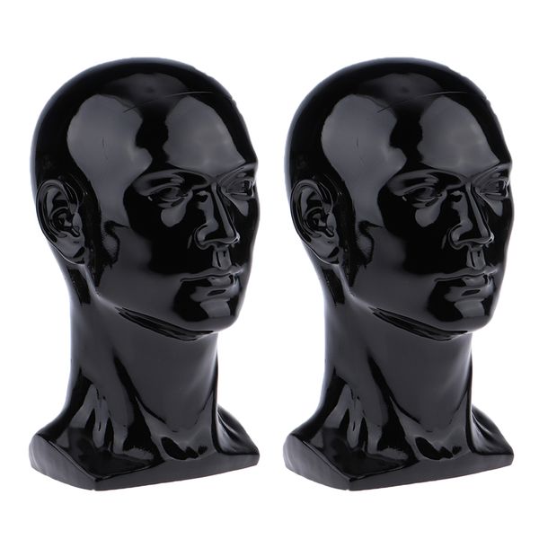 

pvc male displaying head wigs making display model, White